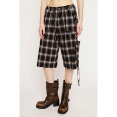 �X���C�iSLY�j/DAMAGE LACE CHECK MIDDLE �p���c