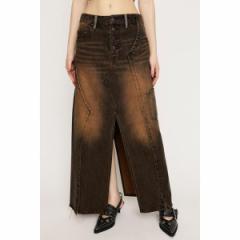スライ（SLY）/L／W REMAKE MAXI DENIM スカート