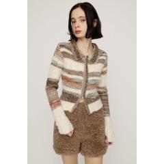 �X���C�iSLY�j/SHAGGY MIX FRONT ZIP �g�b�v�X