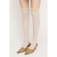 �X���C�iSLY�j/LAYERED SHEER LEG WARMER
