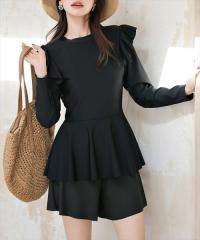 �e�f�B�V���b�v�iTeddyShop�j/���f�B�[�X���� �����V�����_�[�t�����y�v�����t�����g�b�v�X+�V���[�g�p���c�r�L�j �㉺2�_�Z�b�g