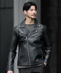 未使用 バースト222 19AW 日本製 スエード ライダースジャケット 2