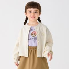 シップス カラーズ（SHIPS Colors）/SHIPS Colors:100～140cm /〈洗濯機可能〉パールモチーフ ボタン カーディガン