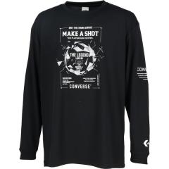 �yNEW�z�R���o�[�X�iConverse�j/�o�X�P�b�g&�o���[&���̑����Z �v�����g�����O�X���[�u�V���c(PRINT  LONG SLEEVE SHIRT)