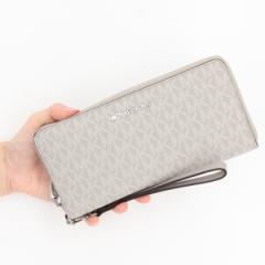 マイケル・コース（Michael Kors）/JET SET TRAVEL コンチネンタル ウォレット ラージ － MKシグネチャー