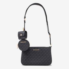 マイケル・コース（Michael Kors）/JET SET TRAVEL クロスボディ スモール － MKシグネチャー W/ テックアクセサリー