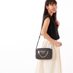 マイケル・コース（Michael Kors）/JET SET ITEM EW ジップ チェーン クロスボディ ラージ － MKシグネチャー