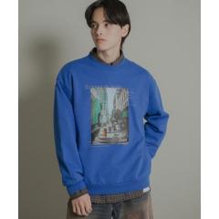 �Z���X�I�u�v���C�X�o�C�A�[�o�����T�[�`�iSENSE OF PLACE�j/City graphic crew�|neck Sweat
