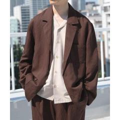 �A�C�e���Y �A�[�o�����T�[�`�iITEMS URBAN RESEARCH�j/Linen Blend Tailored Shirts Jacket