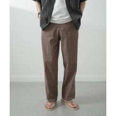 �A�C�e���Y �A�[�o�����T�[�`�iITEMS URBAN RESEARCH�j/�w�Z�b�g�A�b�v�Ή��xLinen Blend Trousers