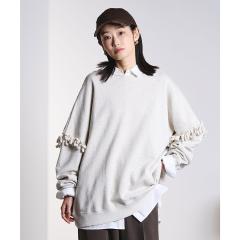 ���[�Y�o�b�h�iROSE BUD�j/GENE HEAVENS/FRONT AND BACK FRINGE SWEAT