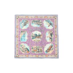 ���[�Y�o�b�h�iROSE BUD�j/BINDU/Cotton Voile Wight Map Scarf