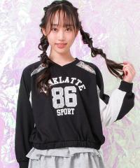 �yNEW�z���R�V���N���iRiCO SUCRE�j/PINK latte SPORT ���[�X�i���o�����O���S�����OT�V���c �g�b�v�X ����