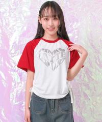 �yNEW�z���R�V���N���iRiCO SUCRE�j/PINK latte SPORT �T�C�h�M���U�[���O����T�V���c �g�b�v�X �q���� ���̎q