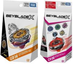 ベイブレードX 新品7点セット　スターター　ブースター　UX BX BEYBLADE X ベイブレードX BX-01 スターター ドランソード 3-60F