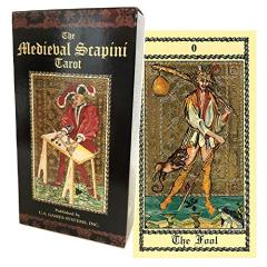 ���f�B�o���X�J�s�[�j �^���b�g The Medieval Scapini Tarot �^���b�g�J�[�h 78�� �^���b�g �肢 ���{�������t�� �������� ���K�i