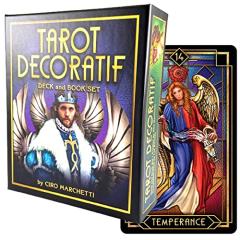 �^���b�g �f�R���e�B�t Tarot Decoratif Deck and Book Set �^���b�g�J�[�h 78�� �^���b�g�肢 ���{�������t�� ���K�i