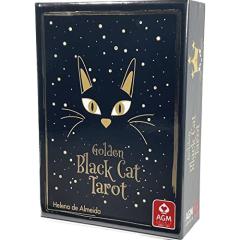 �S�[���f���E�u���b�N�E�L���b�g �^���b�g Golden Black Cat Tarot �^���b�g�J�[�h 78�� �^���b�g�肢 ���{�������t�� ���K�i