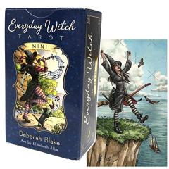 �G�u���f�C �E�B�b�` �^���b�g �~�j Everyday Witch Tarot MINI �^���b�g�J�[�h 78�� �E�F�C�g�� �~�j�`���A �^���b�g�肢 ���{������