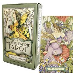 �~�X�e�B�b�N �t�F�A���[ �^���b�g �f�b�L Mystic Faerie Tarot Deck �^���b�g�J�[�h 78�� �E�F�C�g�� �^���b�g�肢 ���{�������t�� ��
