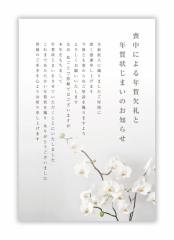 喪中はがき(年賀状じまい文章)私製 10枚入り 詳細記入不要パピレイMOJ-201