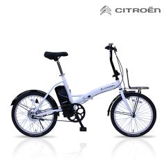 シトロエン 20インチ電動アシスト折畳自転車 ホワイト MG-CTN20EBの 