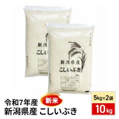 新米 お米 新潟県産 こしいぶき 精白米 10kg（5kg...