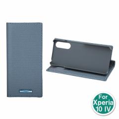 X}zP[X X}zJo[ GRAMAS COLORS EURO Passione 2 Leather Case for Xperia 10 IV Metallic Navy R22C035L