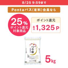 【ポイント増量中】 お米 宮城県産 つや姫 精白米 5kg（5kg×1袋）令和6年産 / ブランド米 米 国内産 宮城産