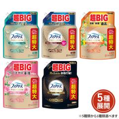 [5��ނ���1��ޑI��] �t�@�u���[�Y W����+���L �v���~�A�� �߂��� 4�� 1240mL �l�ߑւ� P&G