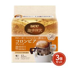 ����T�� �����h���b�v�R�[�q�[ �R�����r�A�u�����h 120g�i10g�~12�܁j�~3�Z�b�g UCC�㓇����