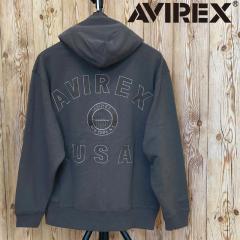  AVIREX ABbNX VARSITY LOGO ZIP SWEAT PARKA NYC o[VeB S Wbv XEFbgp[J[ ArbNX Y u