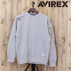  AVIREX ABbNXFADE WASH MIL. POCKET SWEAT tFChEHbV ~^[|Pbg XEFbg g[i[ 783-513201