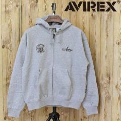 �������� AVIREX �A���B���b�N�X STITCH EMBROIDERY LOGO ZIP PARKA �X�e�b�`�h�J �X�E�F�b�g�p�[�J�[ 783-6231007 �A�r���b�N�X �~���^