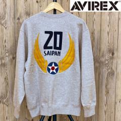  AVIREX ABbNX AVIREX ABbNX CP CREW NECK SWEAT SAIPAN N[lbN XEFbg g[i[ Y u