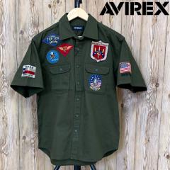  AVIREX ABbNX TOPGUN SHORT SLEEVE SHIRT Vc gbvK by Rbg ~^[Vc gbvX 