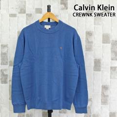  Calvin Klein JoNC CK RbgC[W[tBbgN[lbNZ[^[ jbg LS COTTON EASY FIT CREWNK SWEATER 
