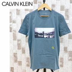 送料無料 Calvin Klein カルバンクライン CK シーズナルプリントクルーネックTシャツ トップス メンズ ブランド ゆうパケ
