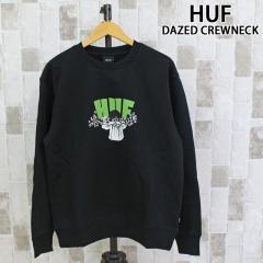 �������� HUF �n�t �f�C�Y�h�N���[�l�b�N �X�E�F�b�g �g���[�i�[ DAZED CREWNECK PF00761 ���� �g�b�v�X �����Y �l�C�u�����h