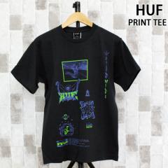 送料無料  HUF ハフ ジン ショートスリーブ ウォッシュドTシャツ ZINE S/S WASHED TEE クルーネック ロゴ コットン トップス 半袖 メンズ