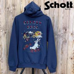  Schott Vbg HOODED SWEAT DRAGONBUNNY vp[J[  XEFbg  782-3231006 Y uh