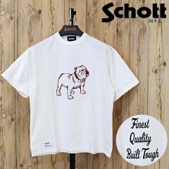  Schott Vbg PIGMENT T-SHIRT FLOCKY BULLDOG 782-5134034 sOgH tbL[uhbO TVc 100 Rb