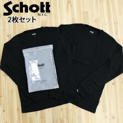   Schott Vbg 2PACK L/S T-SHIRT 782-5930010 2pbN 2g TVc N[lbN n Y T  Rbg 1