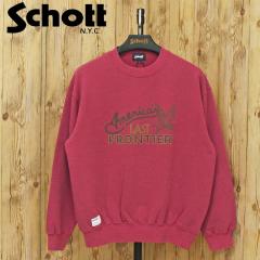 Schott Vbg tF[h Xg teBA N[ XEFbg FADE AMERICAfS LAST FRONTIER CREW SWEAT 782-5232014 g