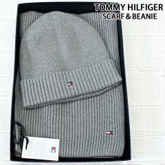  TOMMY HILFIGER g~[ qtBK[ }t[ r[j[ ZbgGbZV Tommy Hilfiger Set Essential ScarfBeanie GP