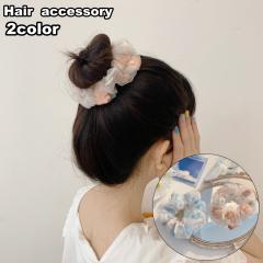 heyep(ヘイップ)/Cat＆Metal Parts Hair Ties - 3 Piece Set(キャット