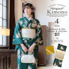 �􂦂钅�� �Z�b�g�u�������F�X�g���C�v�u�[�P �O���[���{���ܑсF�����̔��L�vKIMONOMACHI �I���W�i�� �����ƑтƑїg���Ƒђ��߂�4�_�Z