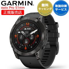 GPSX}[gEHb` K[~ GARMIN epix Pro (Gen 2) 51mm Sapphire Ti Carbon Gray DLC / Black (010-02804-51) yT[rXz S
