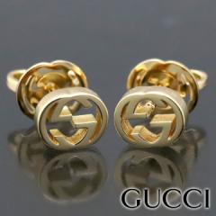 Ob` sAX GUCCI X^bYsAX S[h CG[S[h ANZT[ 18K GOLD jp fB[X Y C^[bLO