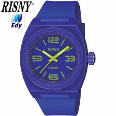 【送料無料】電子マネー Edy搭載 腕時計 RISNY RS-001M-04 バイオレット